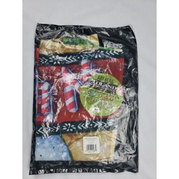 Toland - Candy Cane Snowman Welcome House Flag - 28x40 - Picture 3 of 6